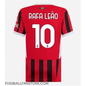 AC Milan Rafael Leao #10 Replik Heimtrikot Damen 2024-25 Kurzarm